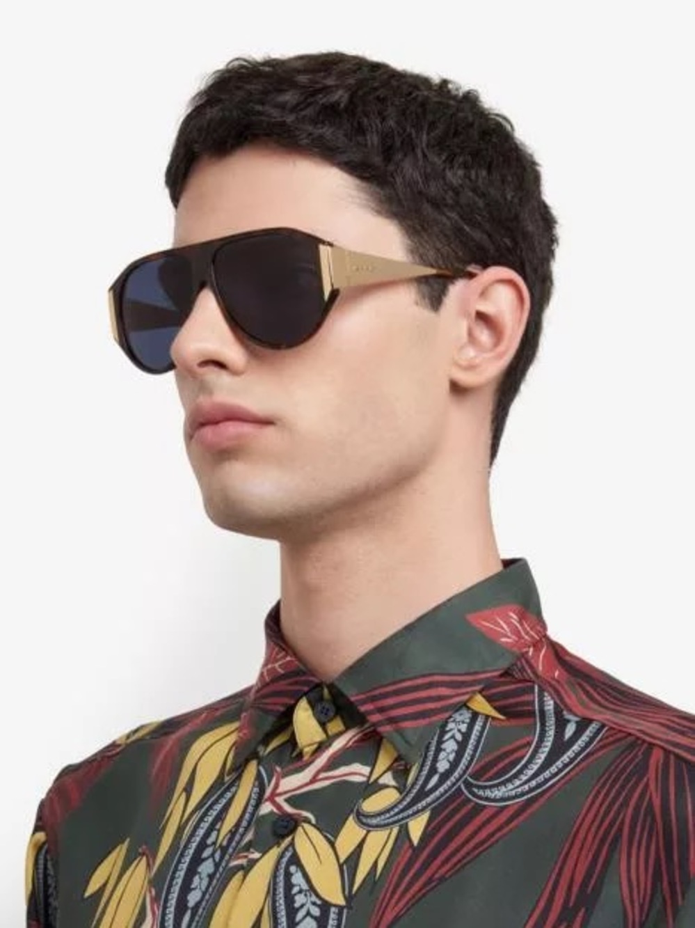 NWT ETRO Aviator Shield Oversized Sunglasses Unisex